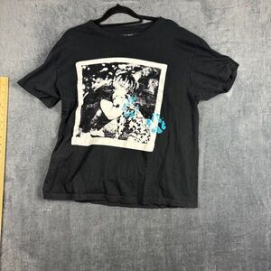 Juice Wrld 999 Club Best friend Black and Blue Graphic Short Sleeve Tee Sz L